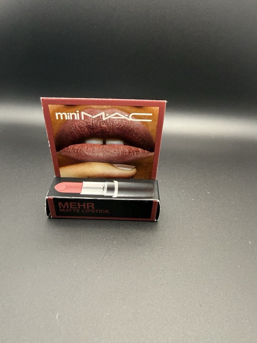 MAC Mini Matte Lipstick MEHR Mini Size Mauve Rose Pink New Sealed